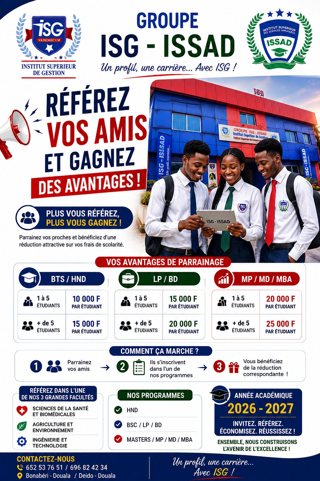Programme de parrainage : référez et gagnez